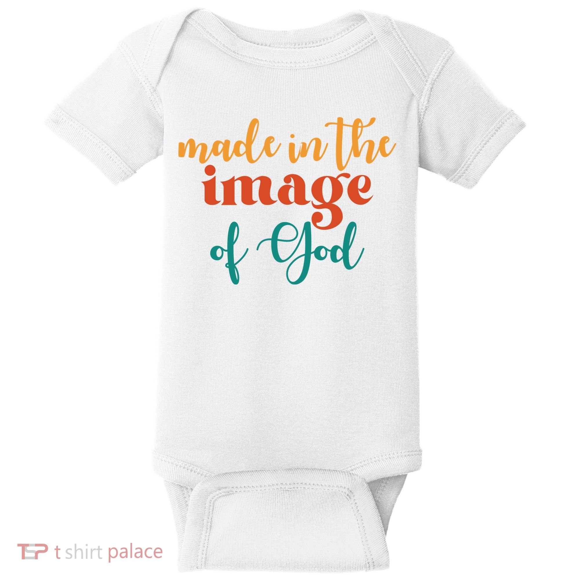 Made In The Image Of God Baby Bodysuit