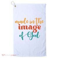 Made In The Image Of God Golf Towel thumb 0