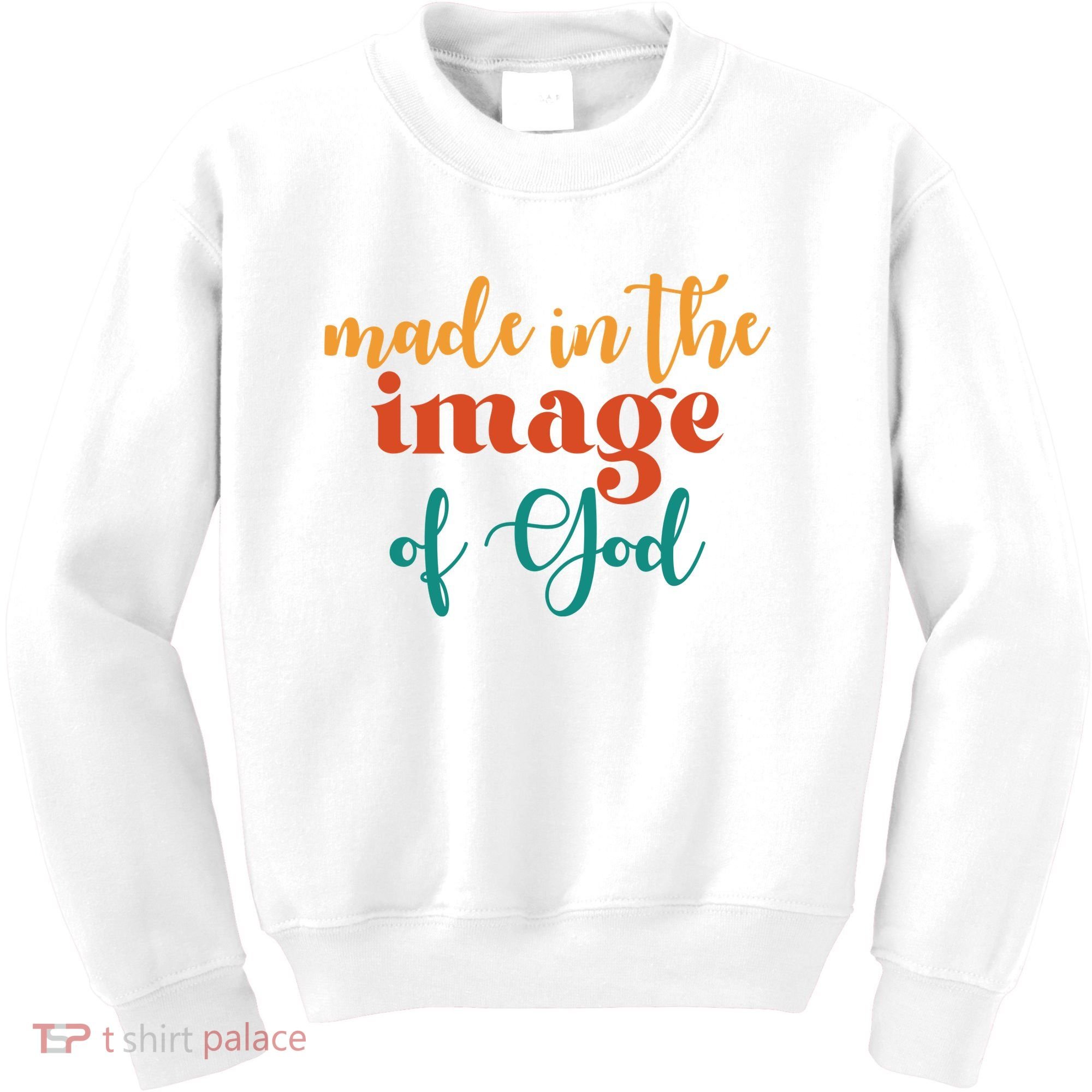 Made In The Image Of God Kids Sweatshirt