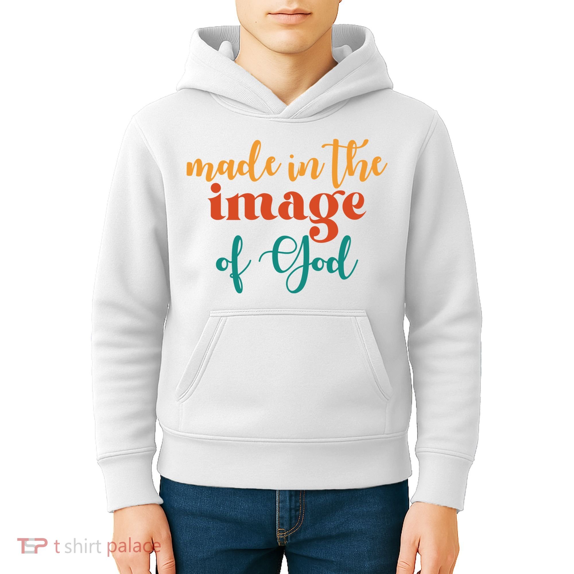 Made In The Image Of God Kids Hoodie
