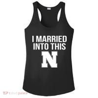 Married Into This Nebraska Ladies PosiCharge Competitor Racerback Tank thumb 0