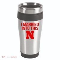 Married Into This Nebraska 16oz Travel Tumbler thumb 0