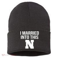 Married Into This Nebraska Sustainable Knit Beanie thumb 0