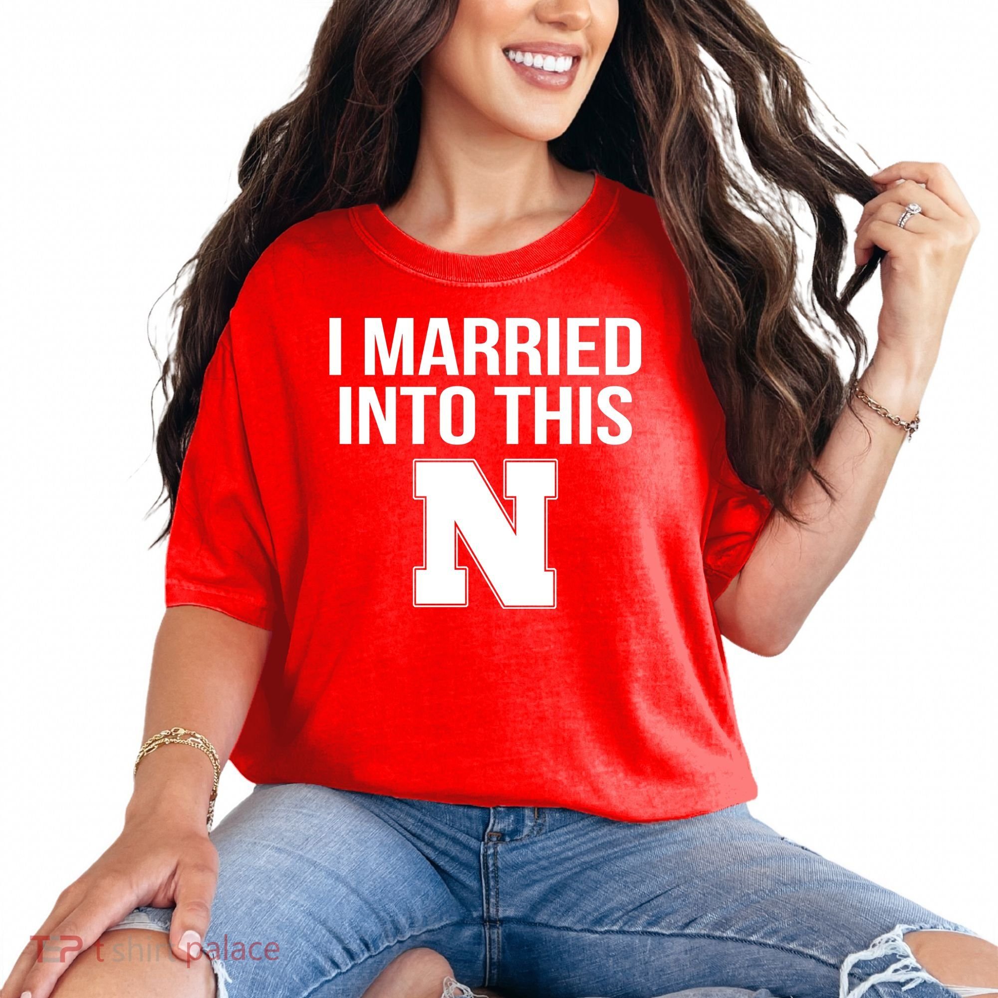 Married Into This Nebraska Comfort Colors T-Shirt
