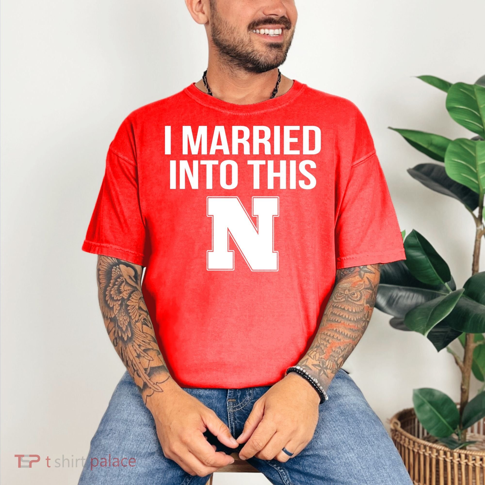 Married Into This Nebraska Comfort Colors T-Shirt