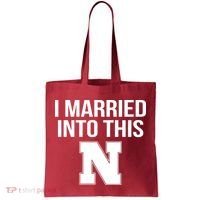 Married Into This Nebraska Tote Bag thumb 0