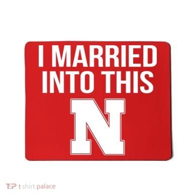 Married Into This Nebraska Mousepad