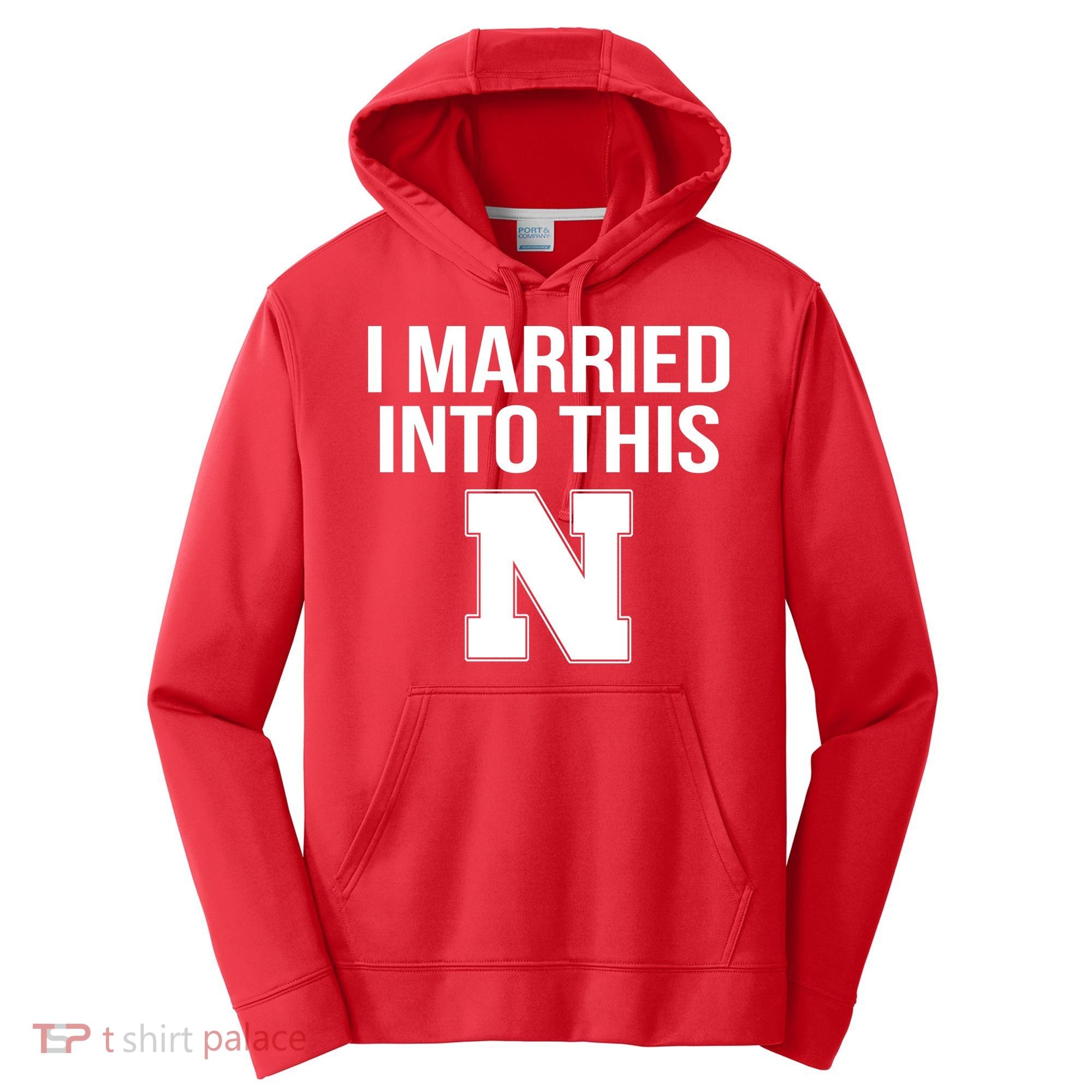 Married Into This Nebraska Performance Fleece Hoodie