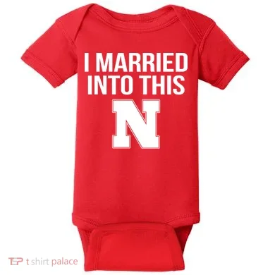 Married Into This Nebraska Baby Bodysuit