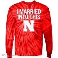 Married Into This Nebraska Tie-Dye Long Sleeve Shirt thumb 0