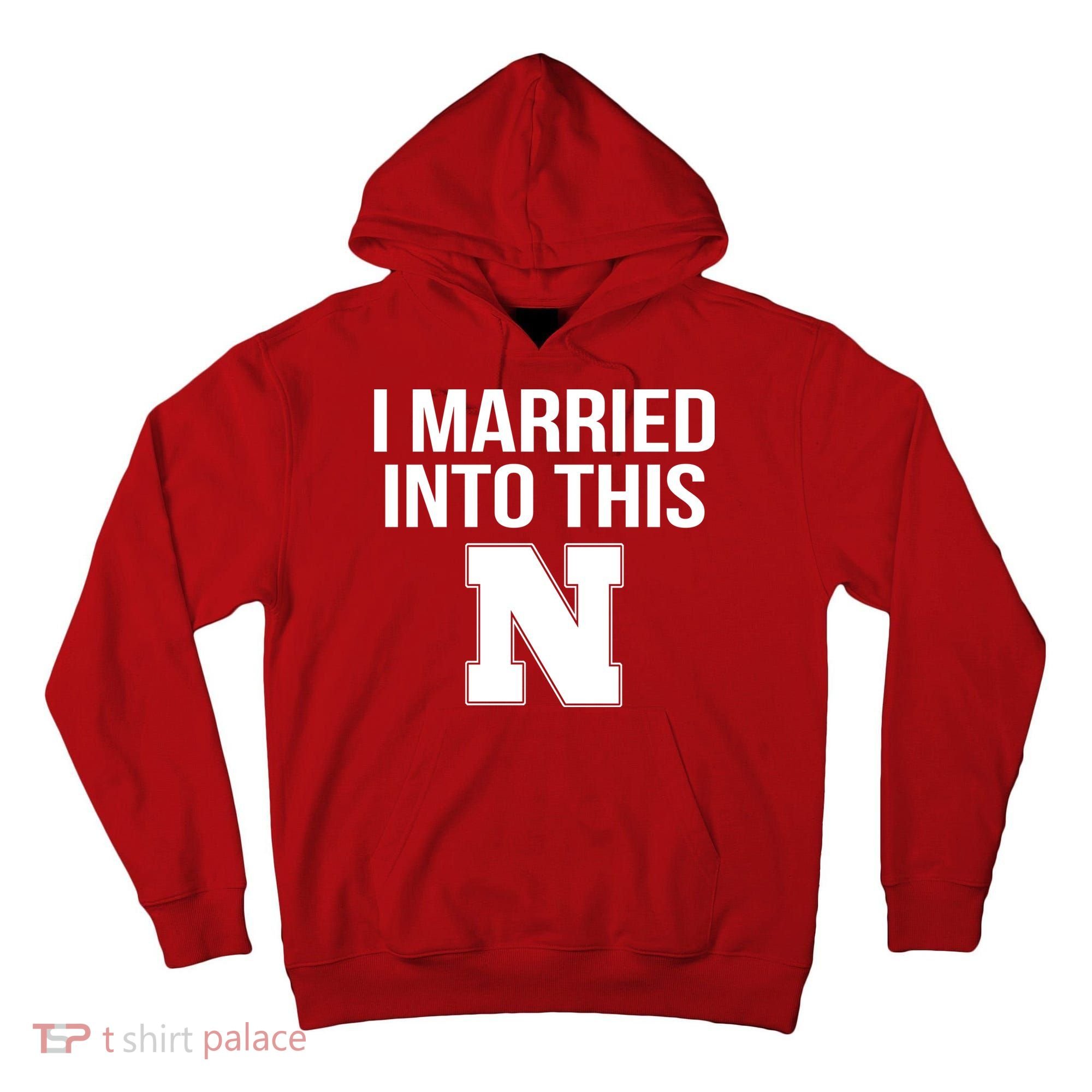 Married Into This Nebraska Tall Hoodie