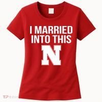 Married Into This Nebraska Women's T-Shirt thumb 0
