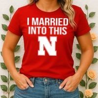 Married Into This Nebraska Women's T-Shirt thumb 2