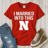 Married Into This Nebraska Women's T-Shirt thumb 3