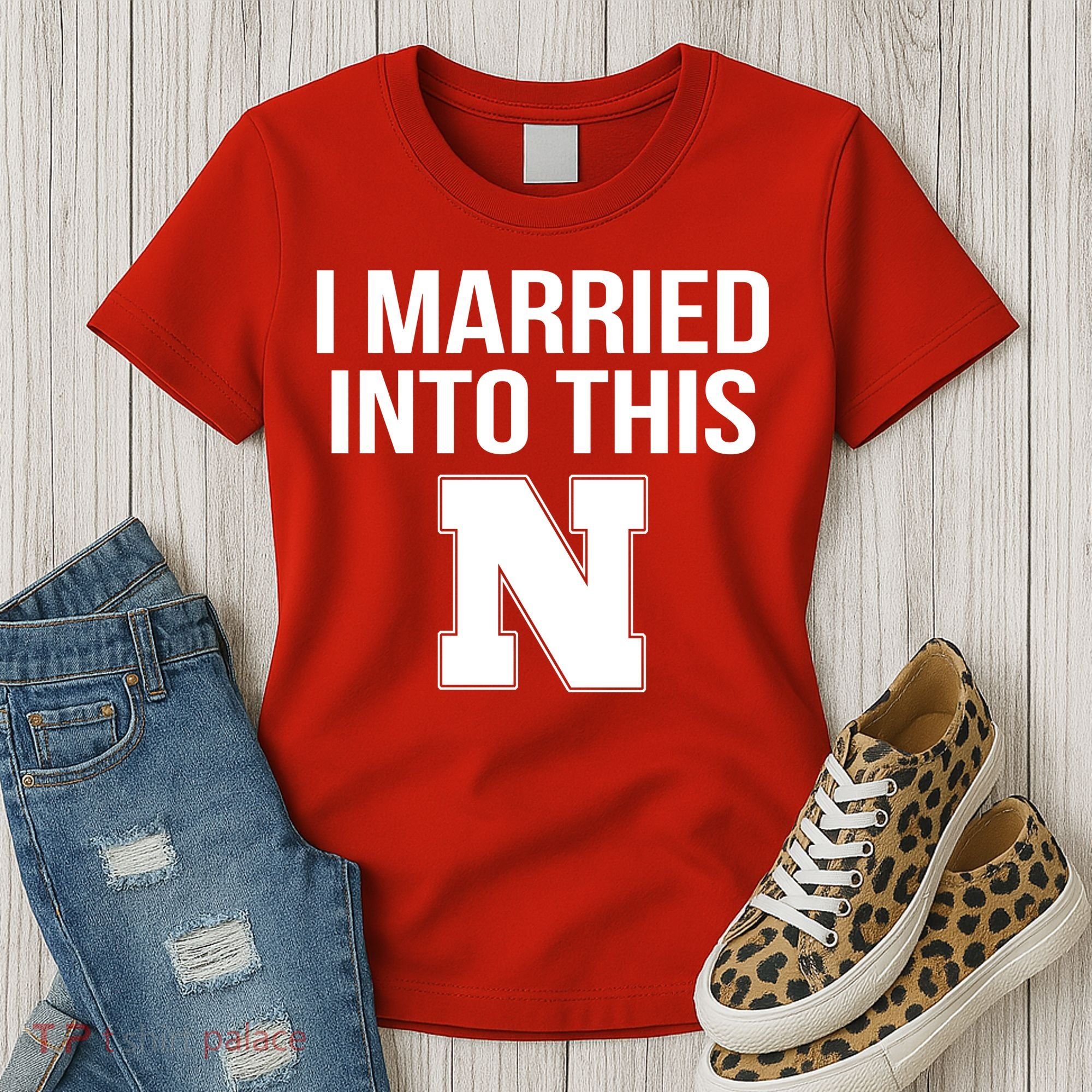 Married Into This Nebraska Women's T-Shirt