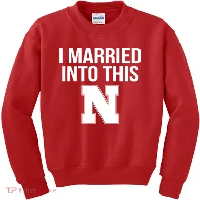 Married Into This Nebraska Kids Sweatshirt
