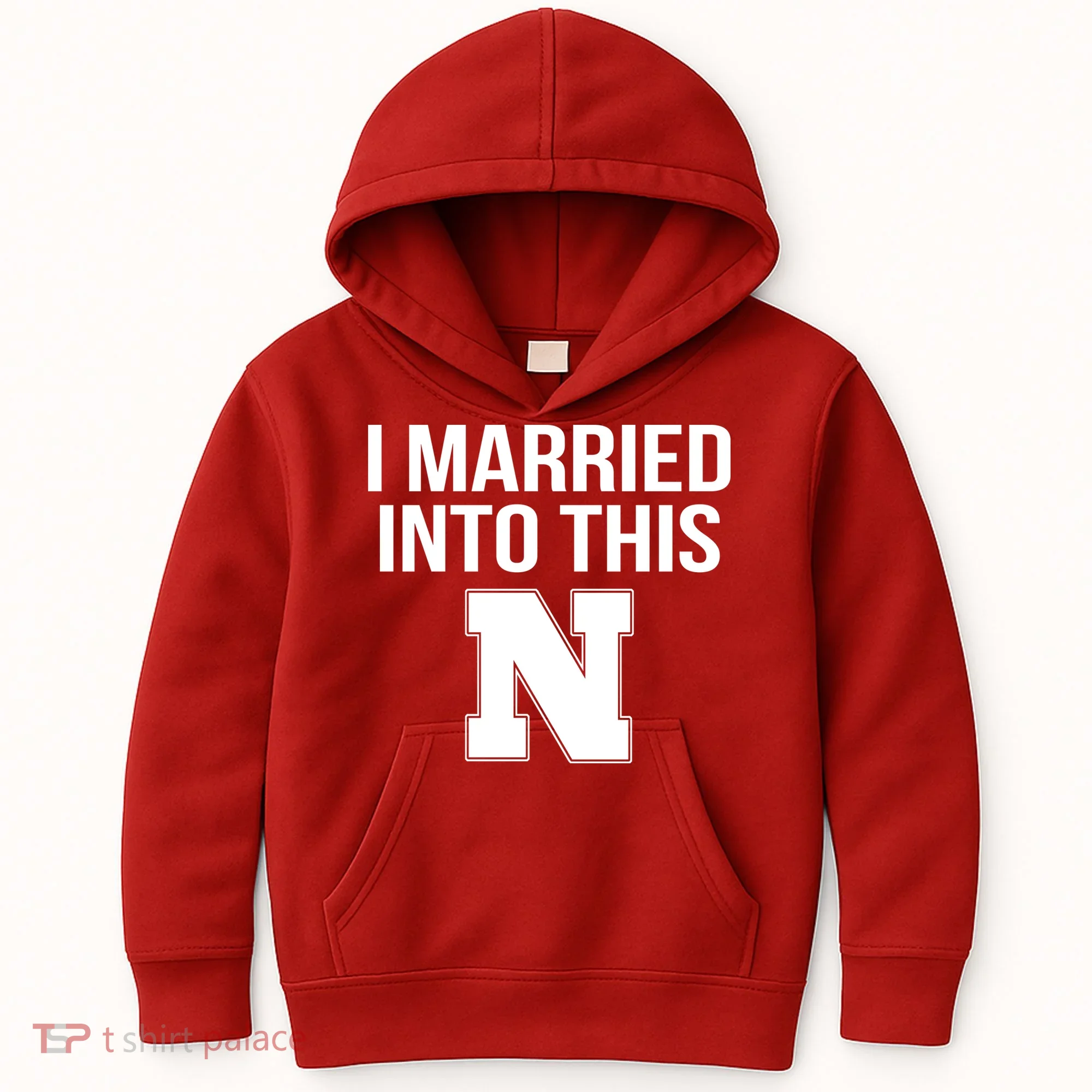 Married Into This Nebraska Kids Hoodie