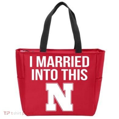 Married Into This Nebraska Tote Bag