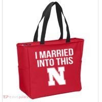 Married Into This Nebraska Tote Bag thumb 2
