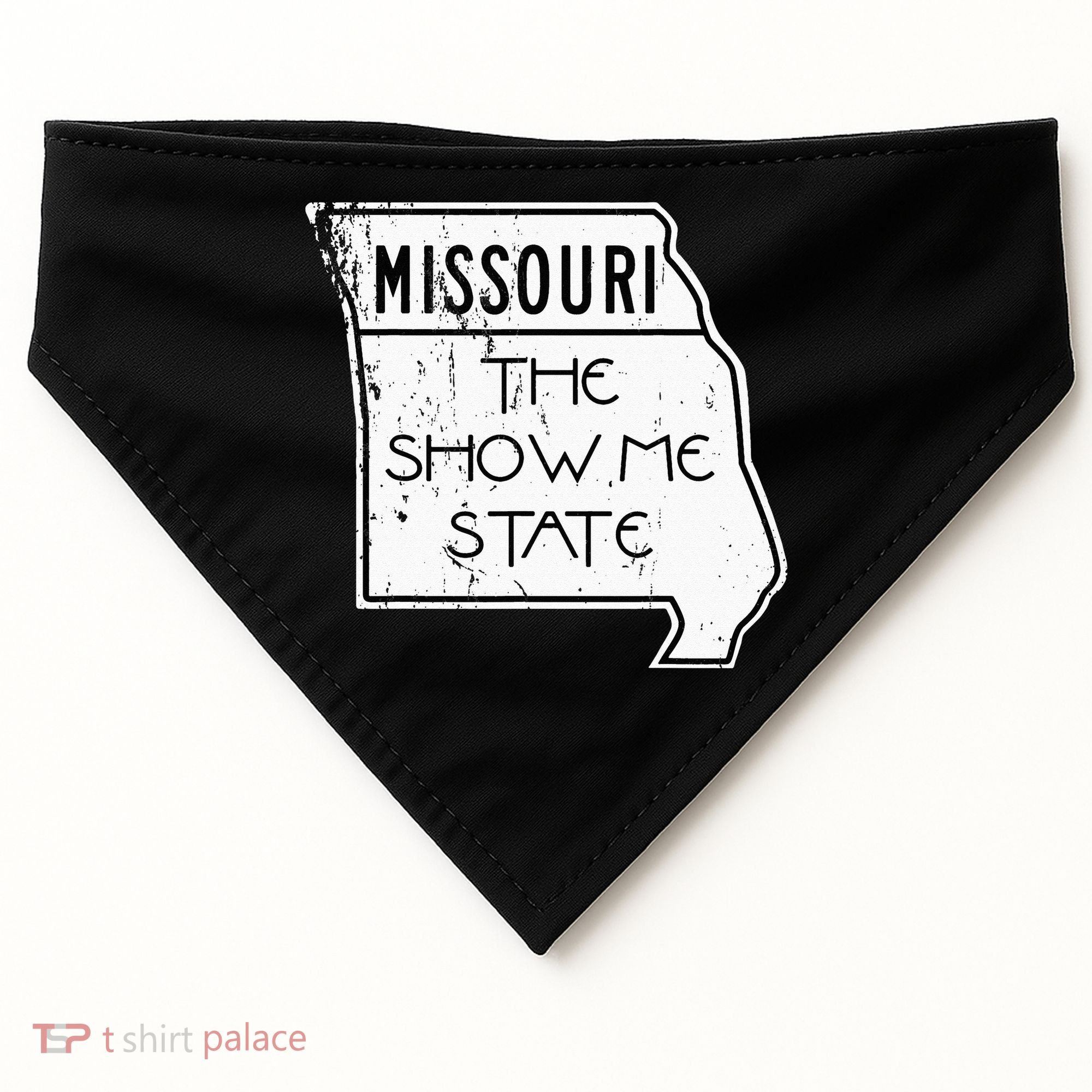 Missouri Is The Show Me State USA-Made Doggie Bandana