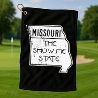 Missouri Is The Show Me State Golf Towel thumb 1