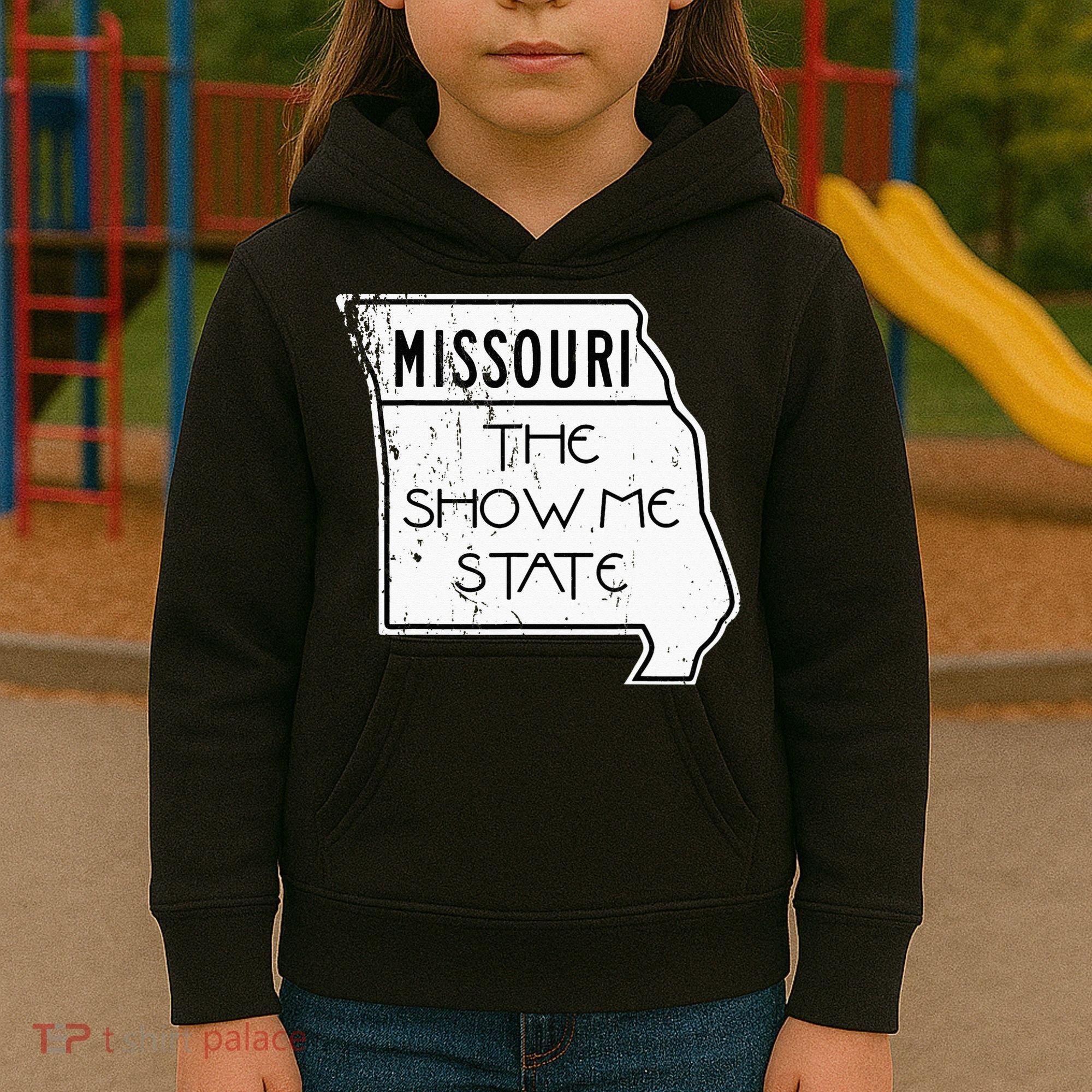 Missouri Is The Show Me State Kids Hoodie