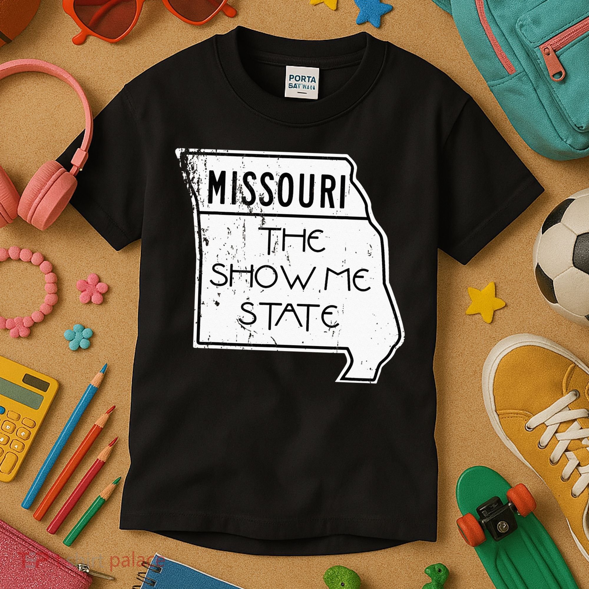 Missouri Is The Show Me State Kids T-Shirt