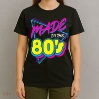 Made In The 80s 1980s Retro Ninen Eighties Vintage Music T-Shirt thumb 4