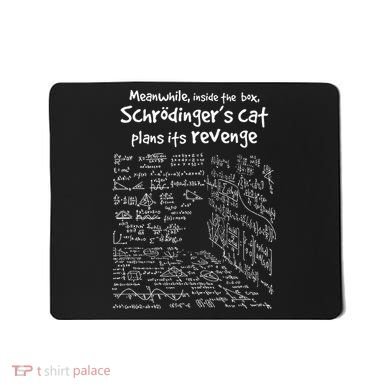 Meanwhile Inside The Box SchrodingerS Cat Plans Its Revenge Mousepad