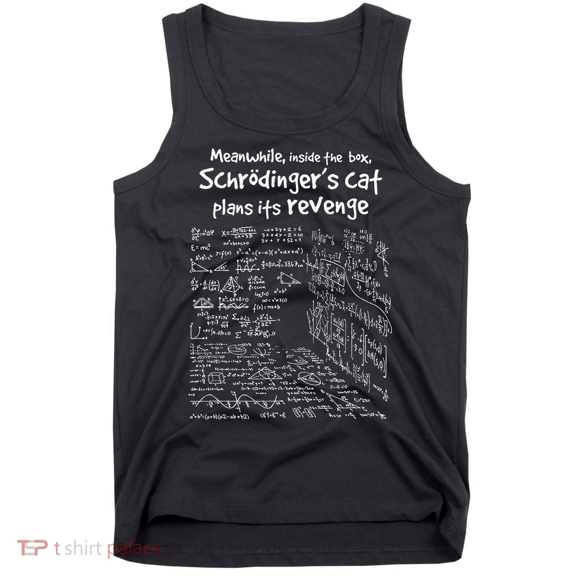 Meanwhile Inside The Box SchrodingerS Cat Plans Its Revenge Tank Top