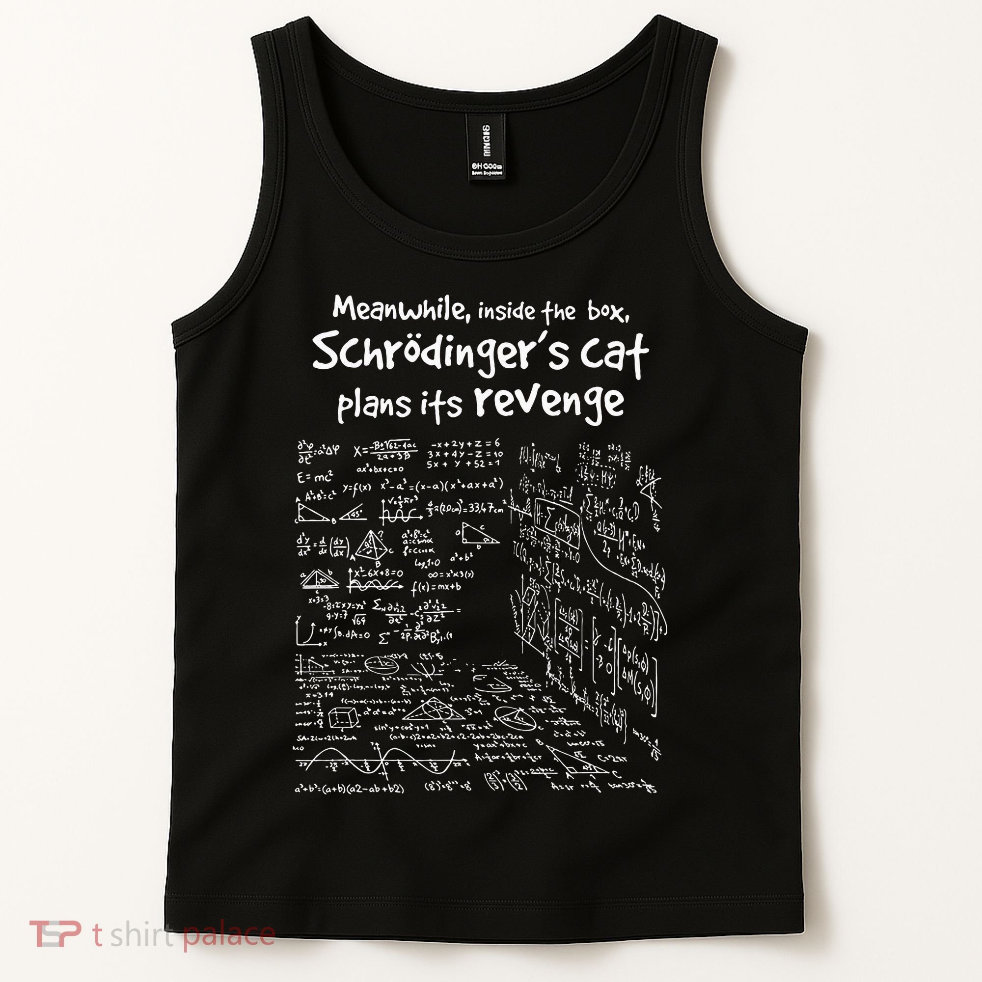 Meanwhile Inside The Box SchrodingerS Cat Plans Its Revenge Tank Top