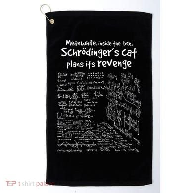 Meanwhile Inside The Box SchrodingerS Cat Plans Its Revenge Golf Towel