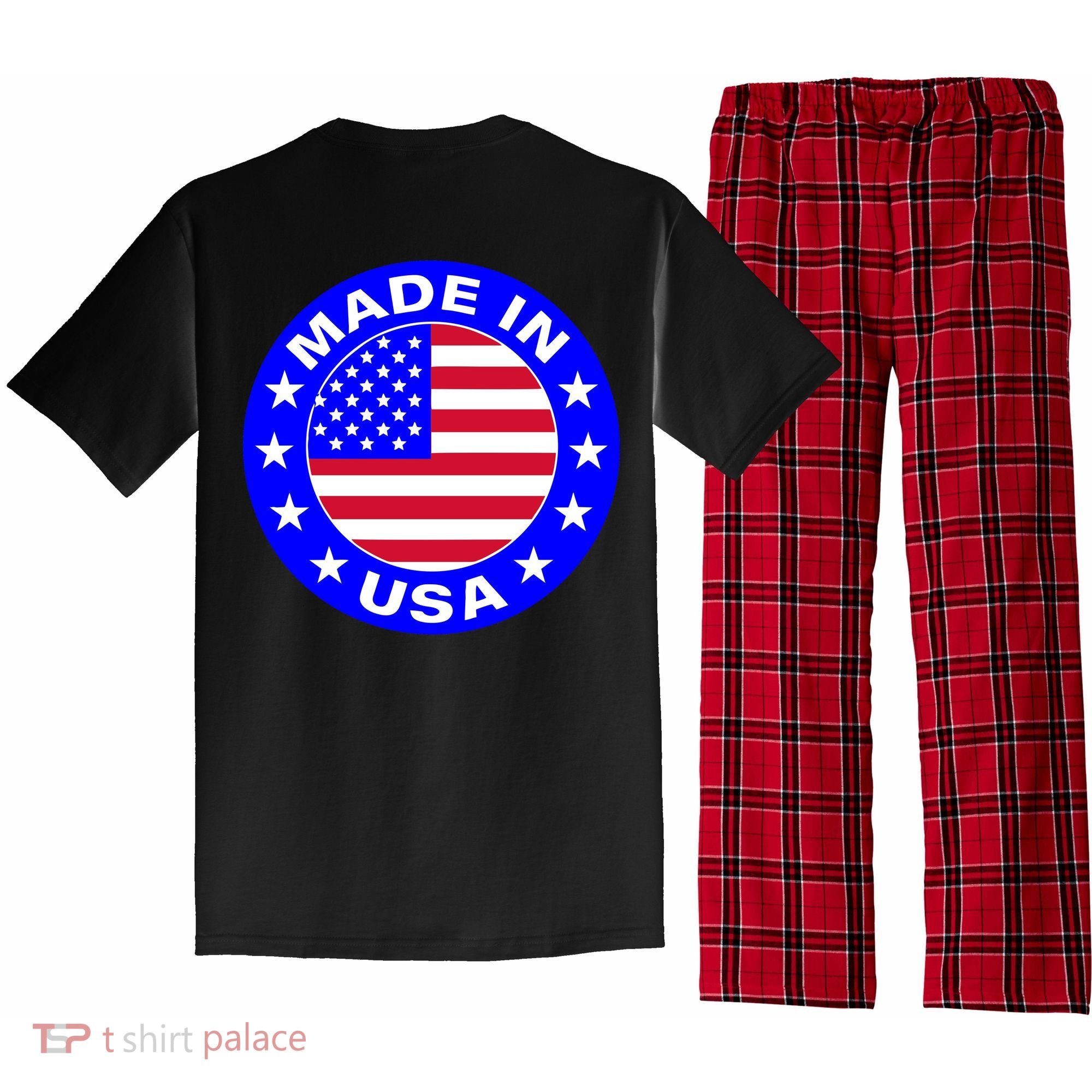 Made In The USA Badge Pajama Set