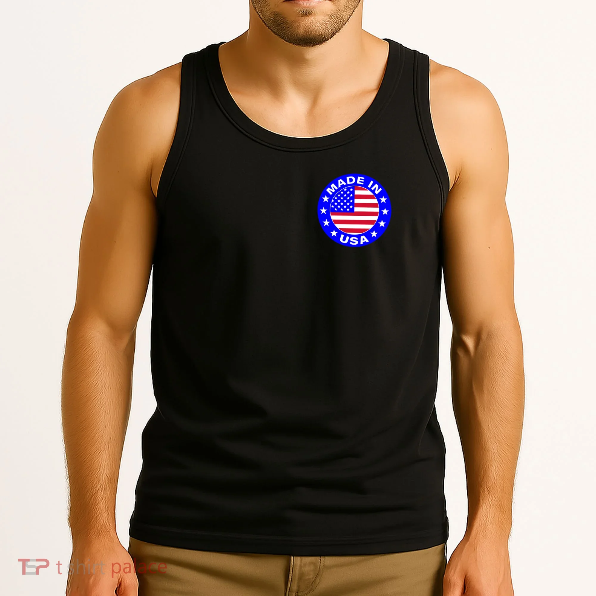 Made In The USA Badge Tank Top