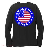 Made In The USA Badge Women's Long Sleeve Shirt thumb 1
