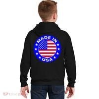 Made In The USA Badge Kids Hoodie thumb 1