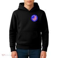 Made In The USA Badge Kids Hoodie thumb 4
