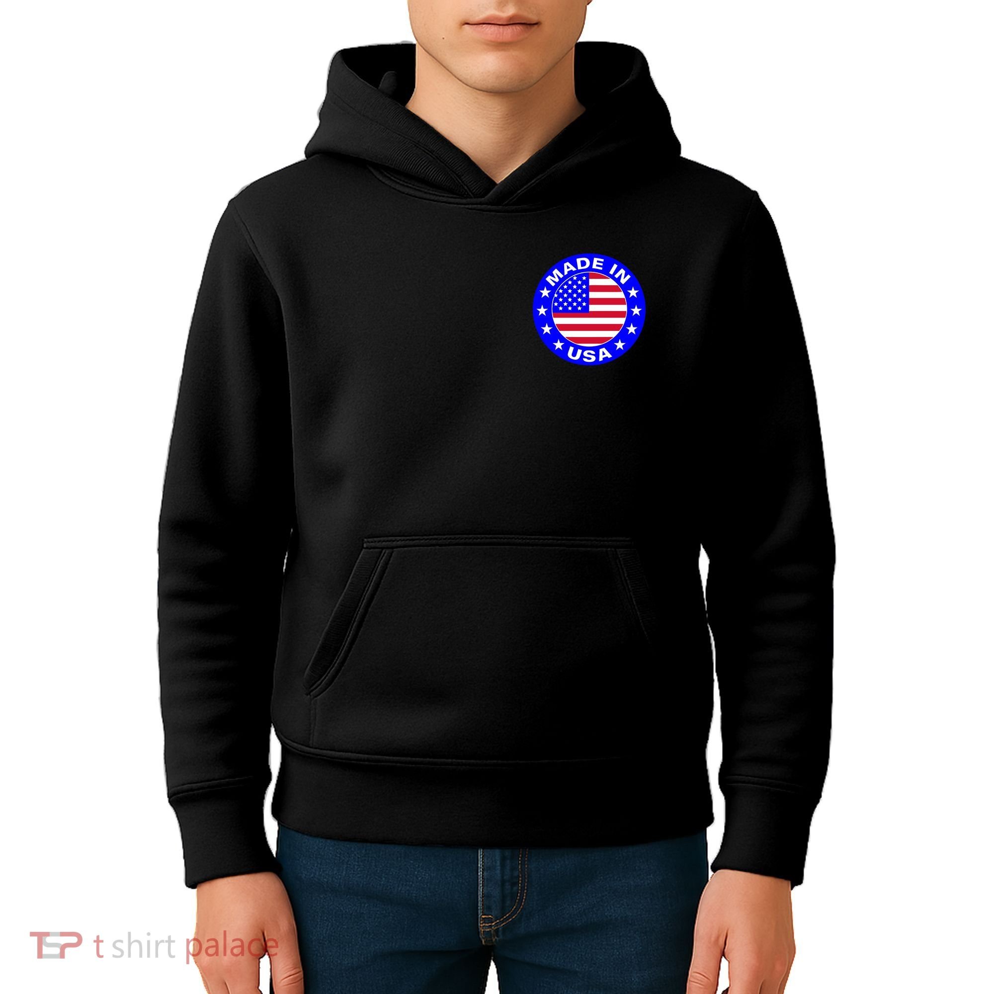 Made In The USA Badge Kids Hoodie