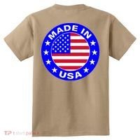 Made In The USA Badge Kids T-Shirt thumb 1