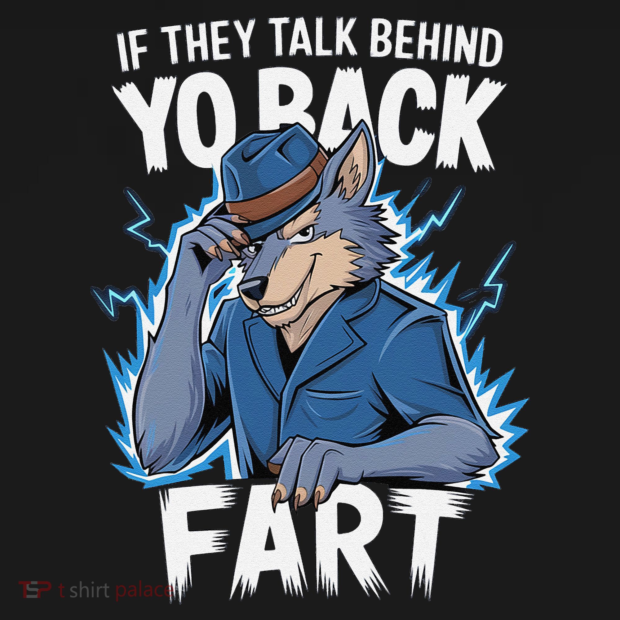Meme If They Talk Behind Your Back Fart Funny Oddly Specific USA-Made Doggie Bandana