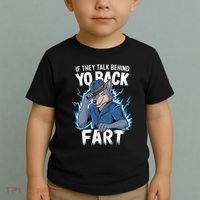 Meme If They Talk Behind Your Back Fart Funny Oddly Specific Toddler T-Shirt thumb 2