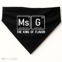 MSG Is The King Of Flavor Uncle Roger Where Your Wok USA-Made Doggie Bandana thumb 0