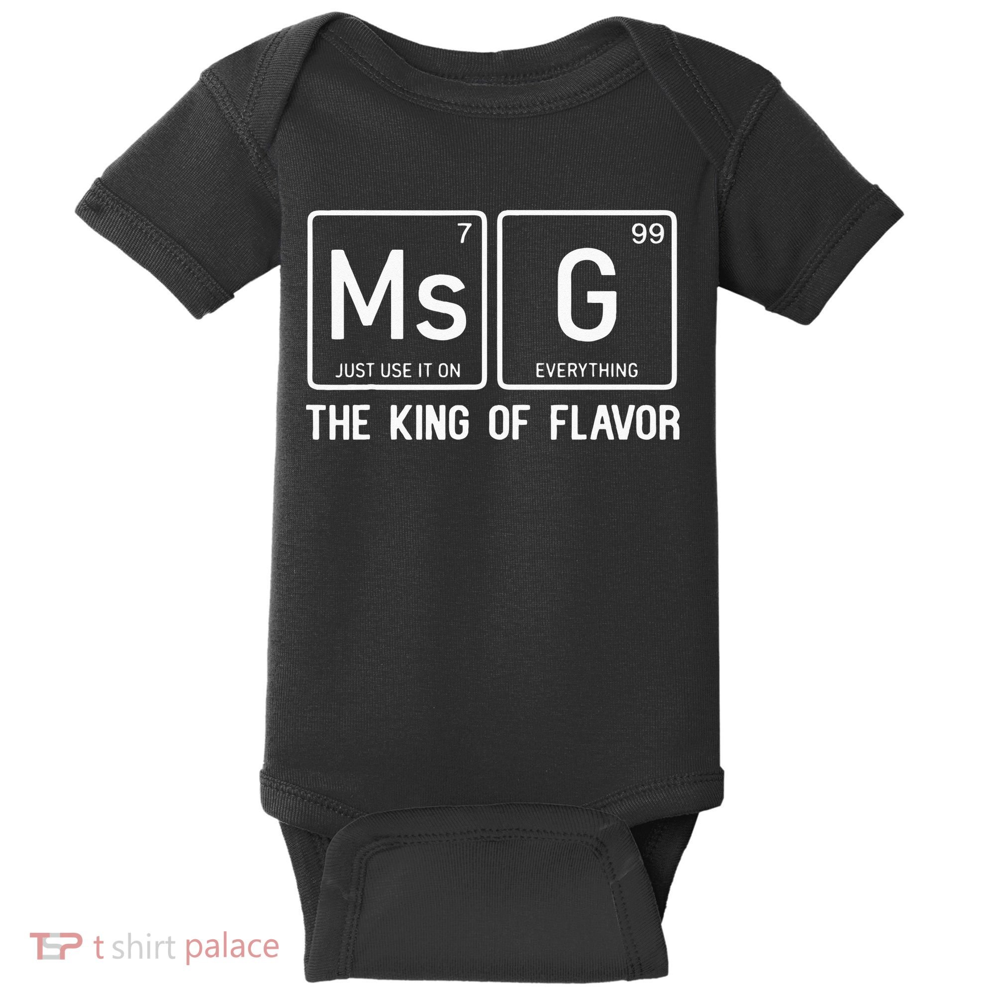 MSG Is The King Of Flavor Uncle Roger Where Your Wok Baby Bodysuit