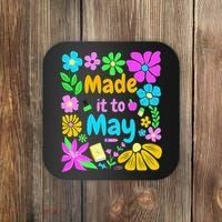 Made It To May Teacher Student Last Day Of School Coaster thumb 0