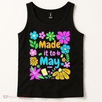 Made It To May Teacher Student Last Day Of School Tank Top thumb 2