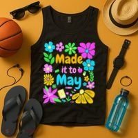 Made It To May Teacher Student Last Day Of School Tank Top thumb 4
