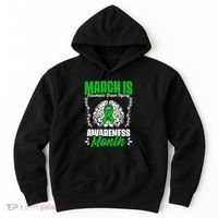 March Is Traumatic Brain Injury Month Surgery TBI Survivor Hoodie thumb 0