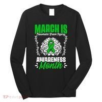 March Is Traumatic Brain Injury Month Surgery TBI Survivor Long Sleeve Shirt thumb 0