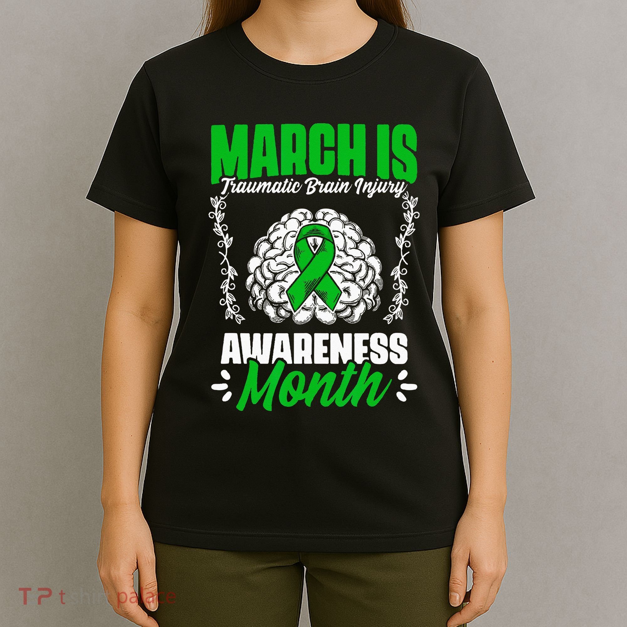 March Is Traumatic Brain Injury Month Surgery TBI Survivor T-Shirt