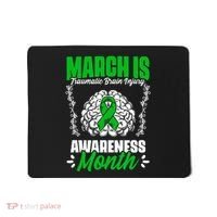 March Is Traumatic Brain Injury Month Surgery TBI Survivor Mousepad thumb 0